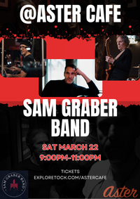 Sam Graber Band rocks Aster Cafe!