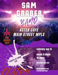 Sam Graber Band rocks Aster Cafe!
