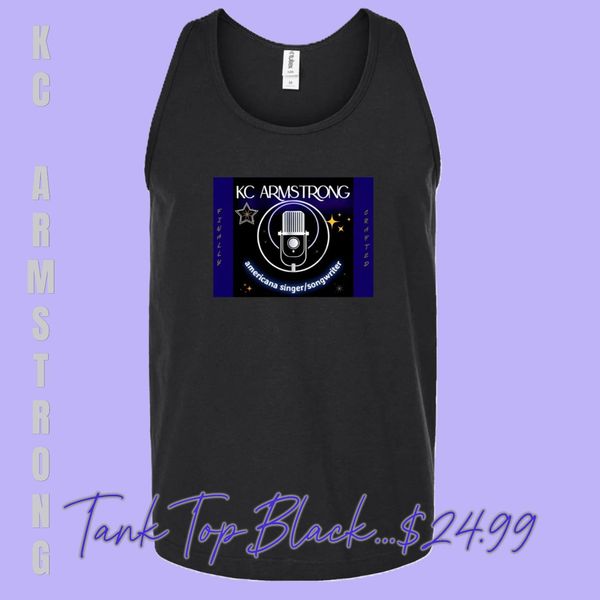 Uni-Sex Tank 'KCA Mic Logo' (Black)  