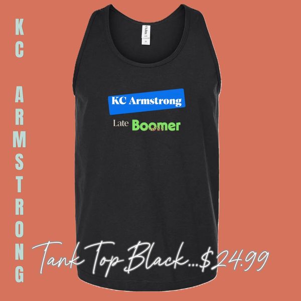 Uni-Sex Tank 'Late Boomer' (Black)  
