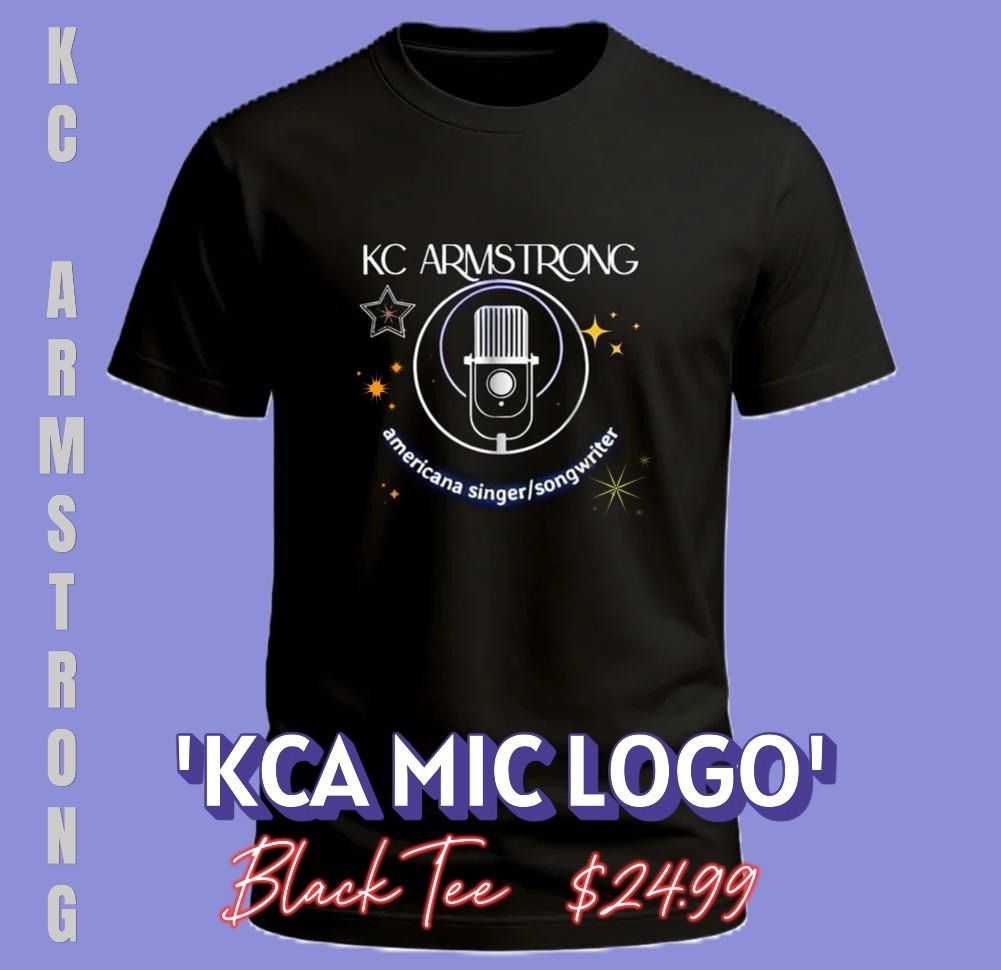 Uni-Sex Tee 'KCA Mic Logo' (Black)
