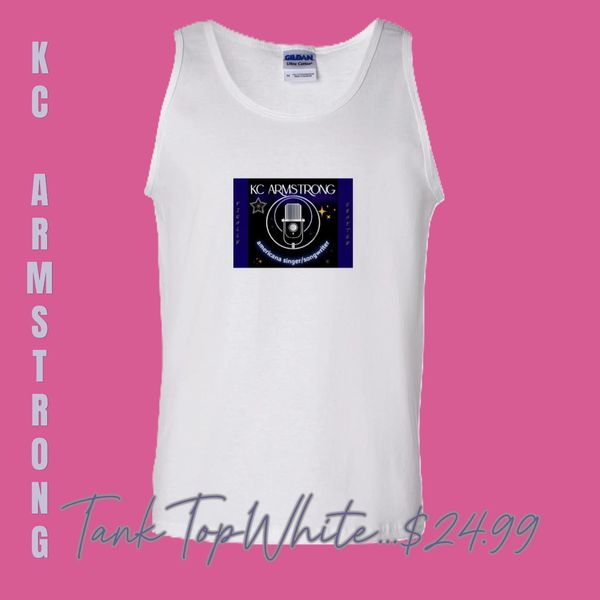 Uni-Sex Tank 'KCA Mic Logo' (White)  