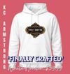 Uni-Sex Hoodie 'Finally Crafted' (White) 