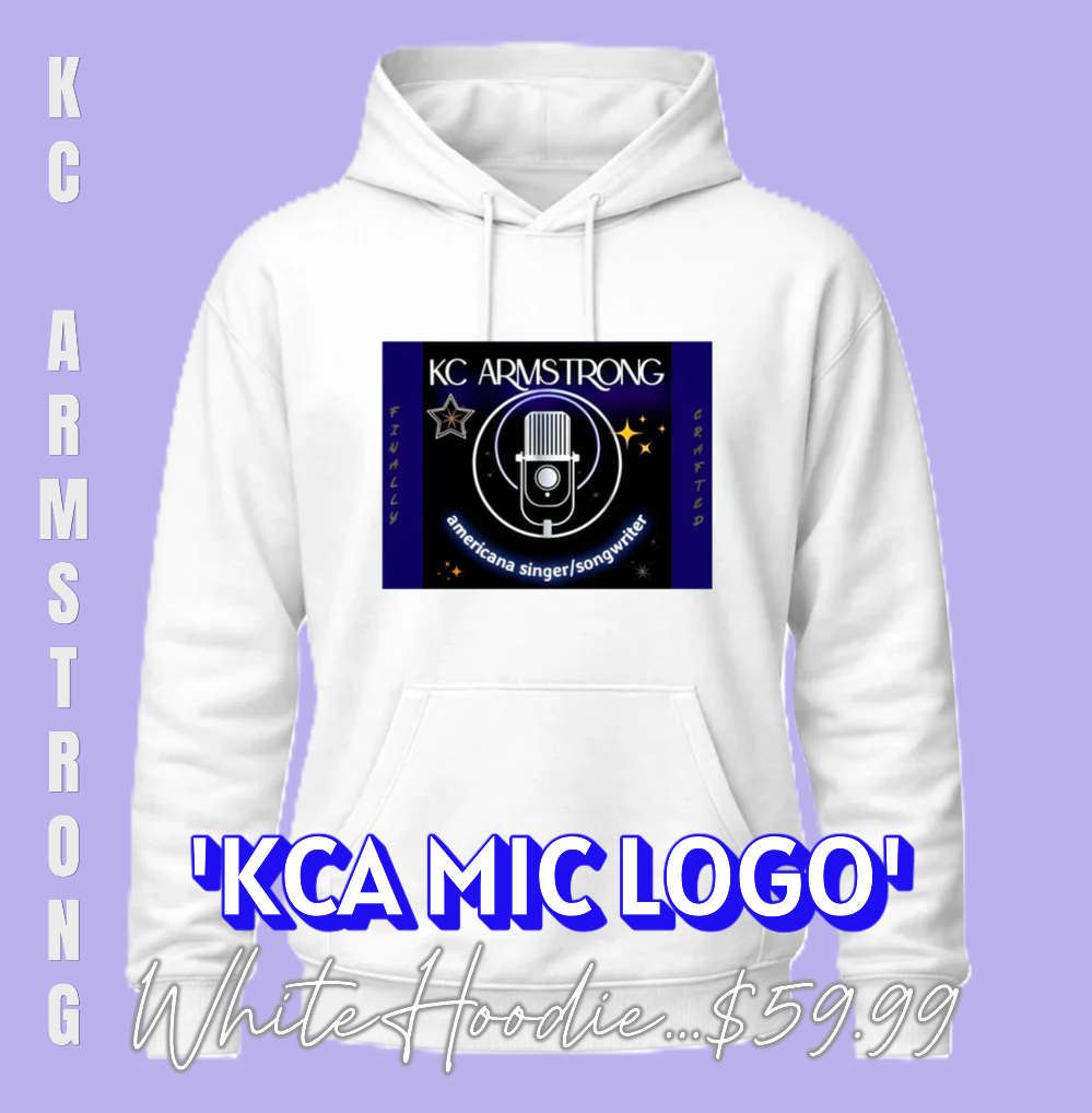 Uni-Sex Hoodie 'KCA Mic Logo' (White) 