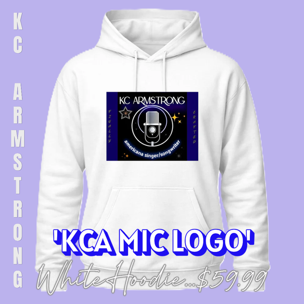 Uni-Sex Hoodie 'KCA Mic Logo' (White) 