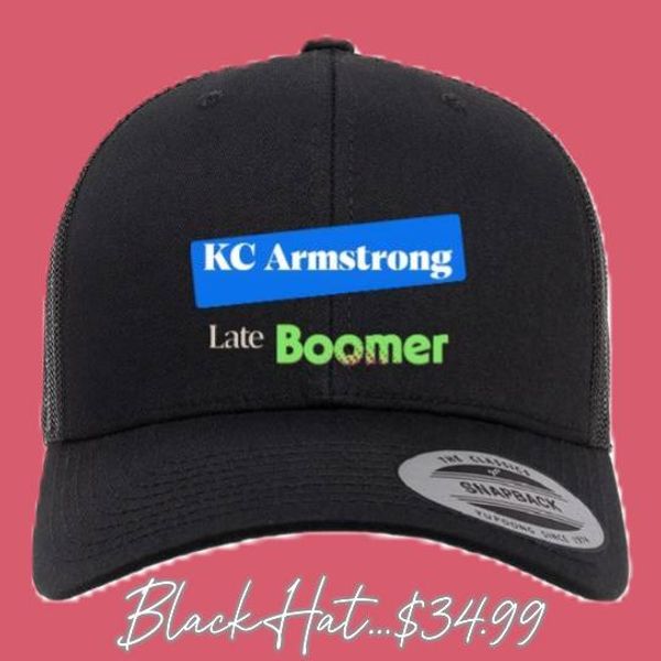 Trucker Hat 'Late Boomer' (Black)   