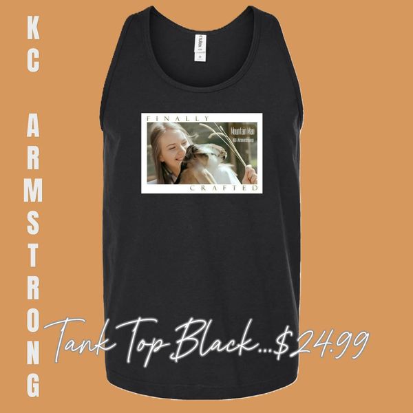 Uni-Sex Tank 'Mountain Man' (Black)  