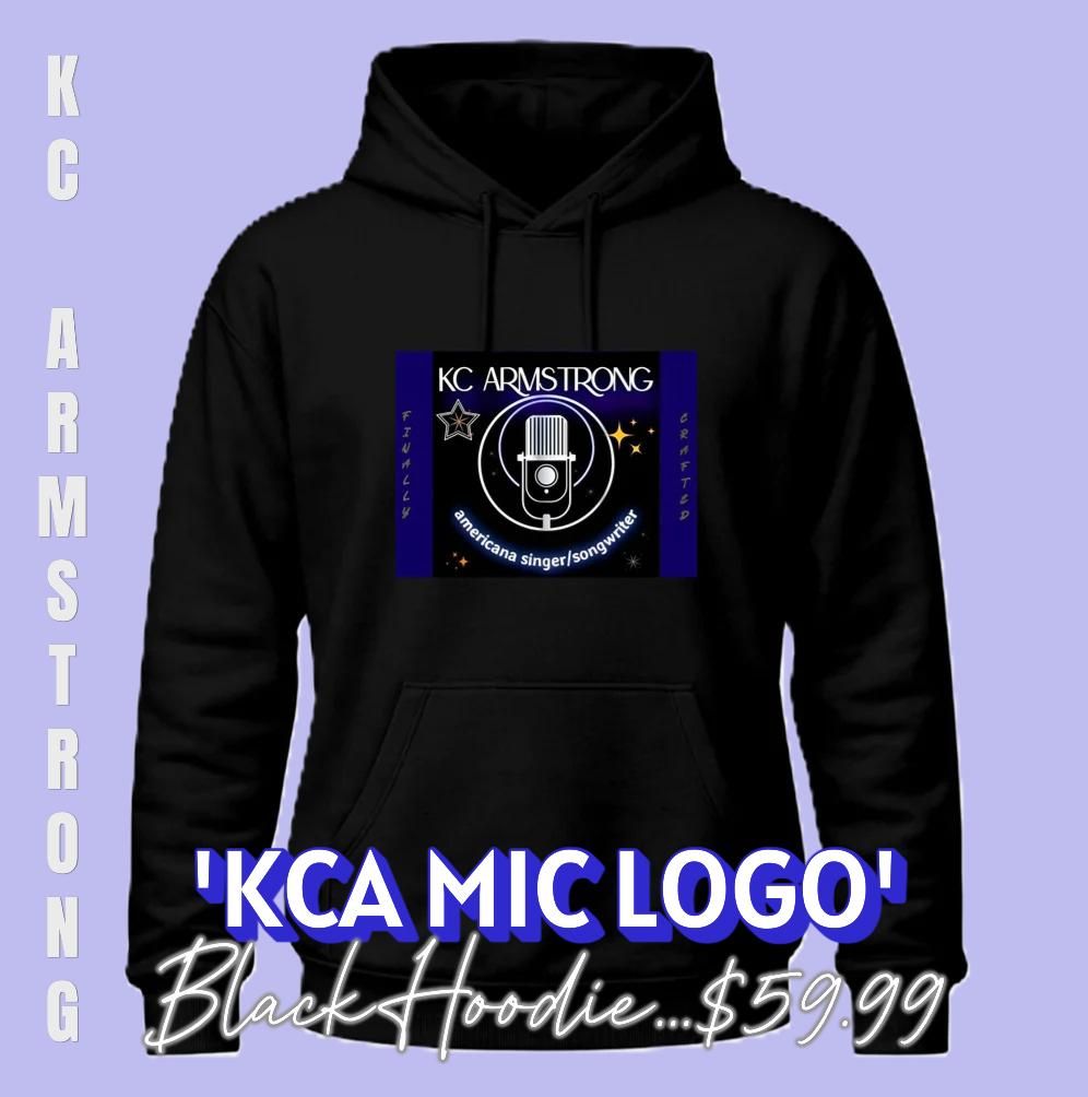 Uni-Sex Hoodie 'KCA Mic Logo' (Black) 