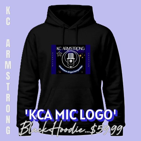Uni-Sex Hoodie 'KCA Mic Logo' (Black) 