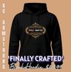 Uni-Sex Hoodie 'Finally Crafted' (Black) 