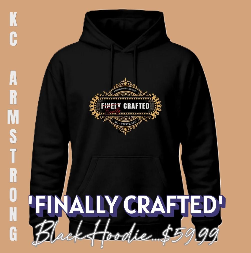 Uni-Sex Hoodie 'Finally Crafted' (Black) 
