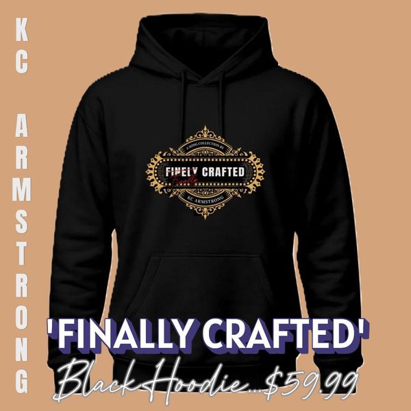 Uni-Sex Hoodie 'Finally Crafted' (Black) 