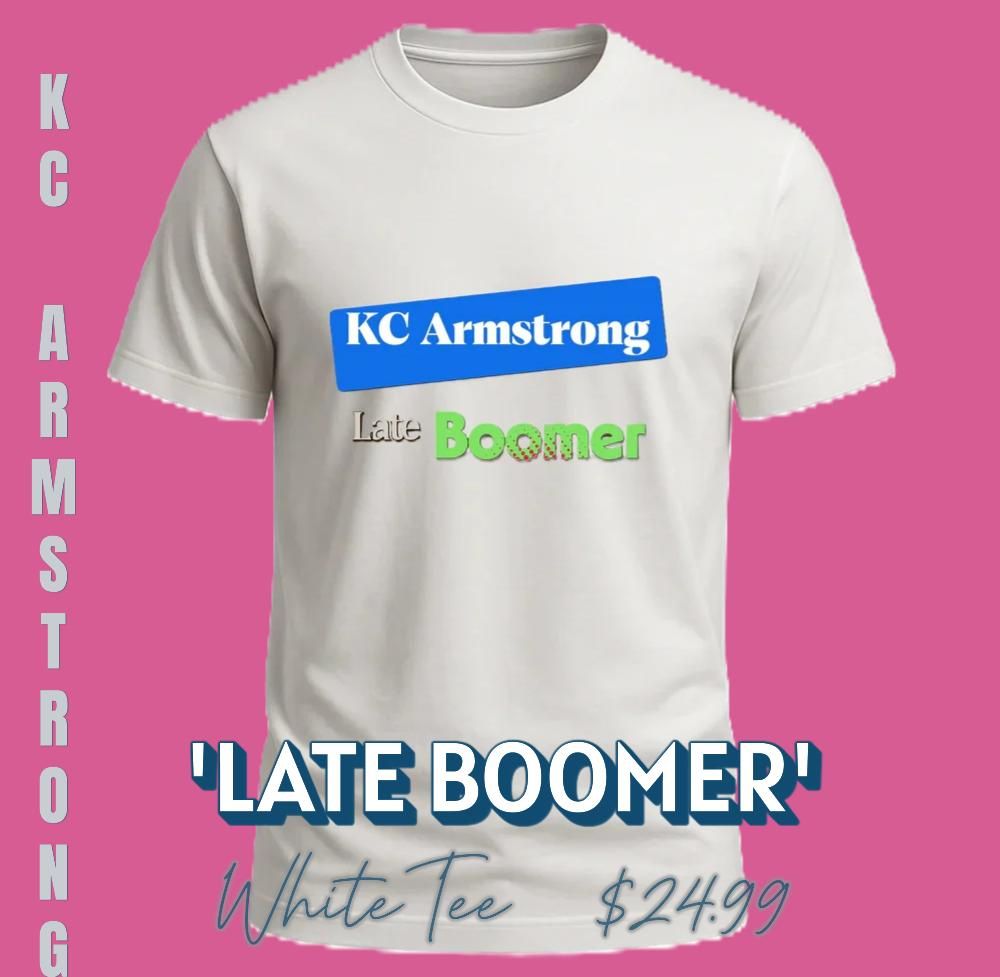 Uni-Sex Tee 'Late Boomer' (White)