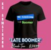 Uni-Sex Tee 'Late Boomer' (Black)