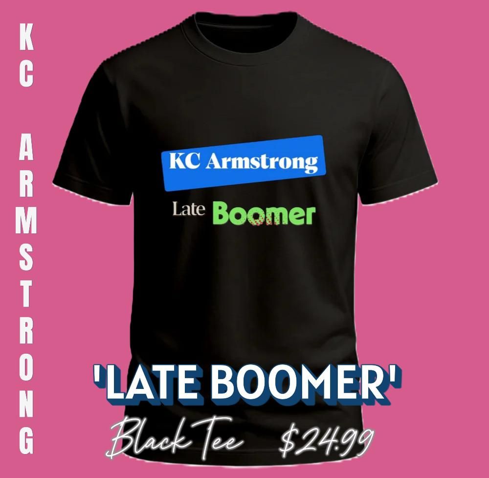 Uni-Sex Tee 'Late Boomer' (Black)