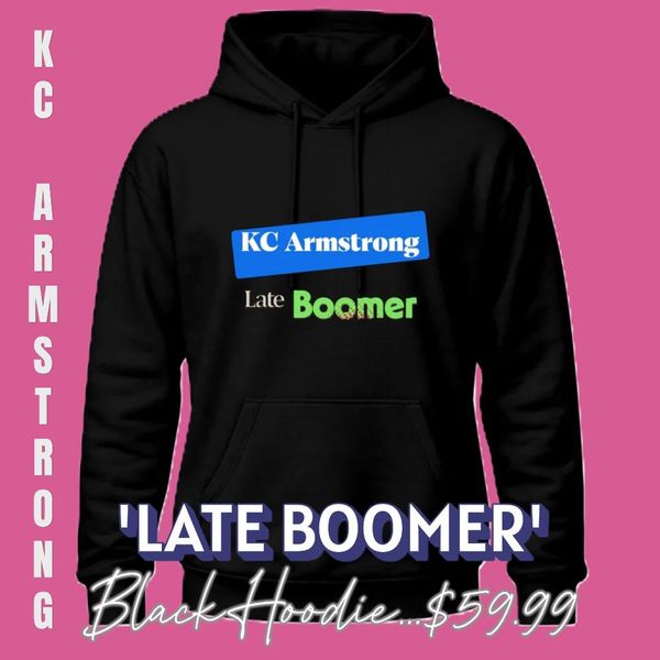 Uni-Sex Hoodie 'Late Boomer' (Black)