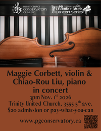 Maggie Corbett and Chiao-Rou Liu in concert