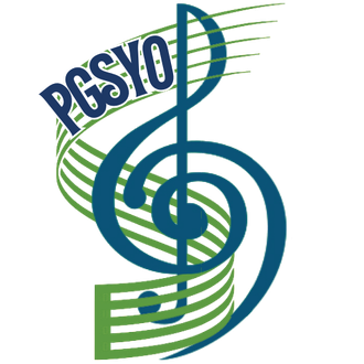The Prince George Symphony Youth Orchestra logo which is a combination of the PGSO and PGCM logos.