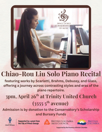 Chiao-Rou Liu Solo Piano Concert