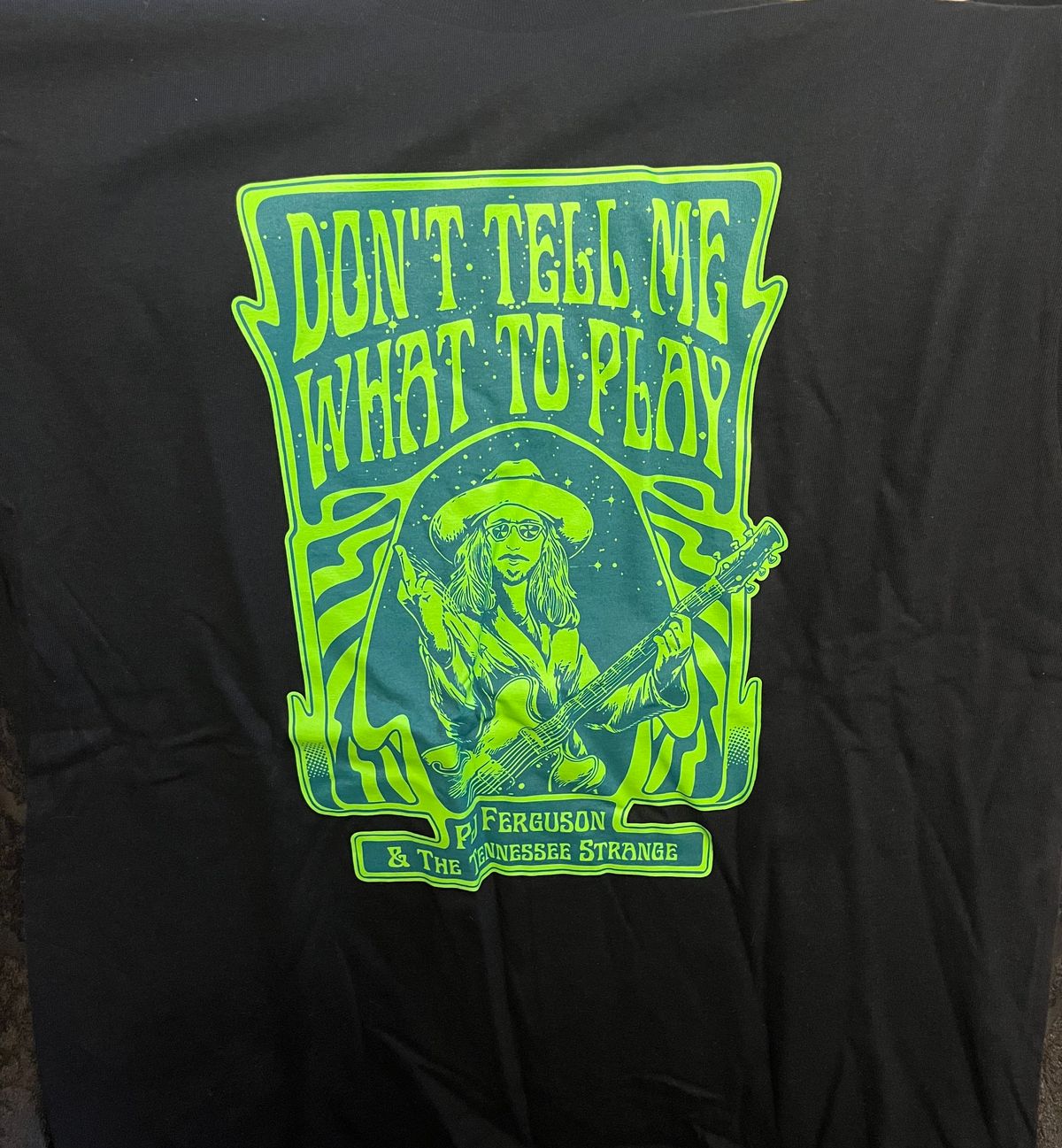 Don't Tell Me What to Play T-Shirt- Black