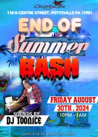 End Of Summer Bash