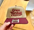Tan/Maroon Logo Hat