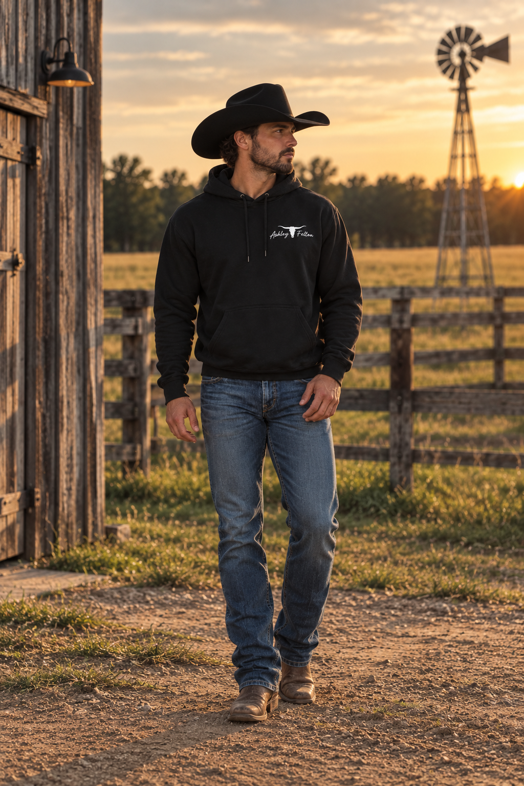 Ashley Felton Signature Black Hoodie