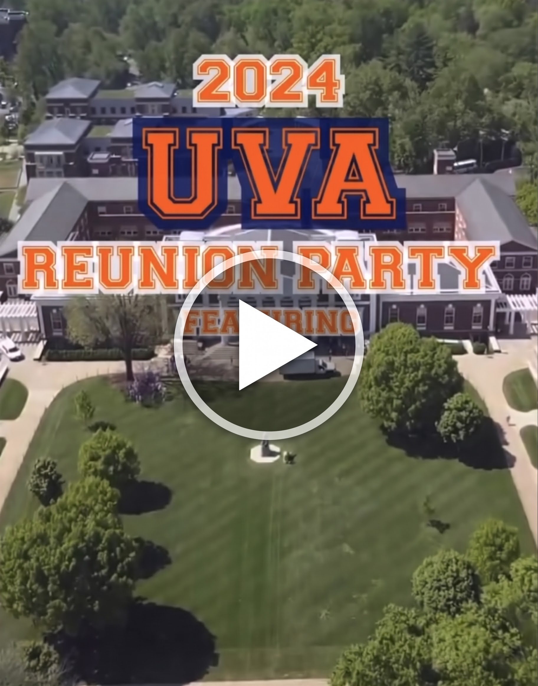Perfect 10 Band UVA Reunion Party video play button overlay