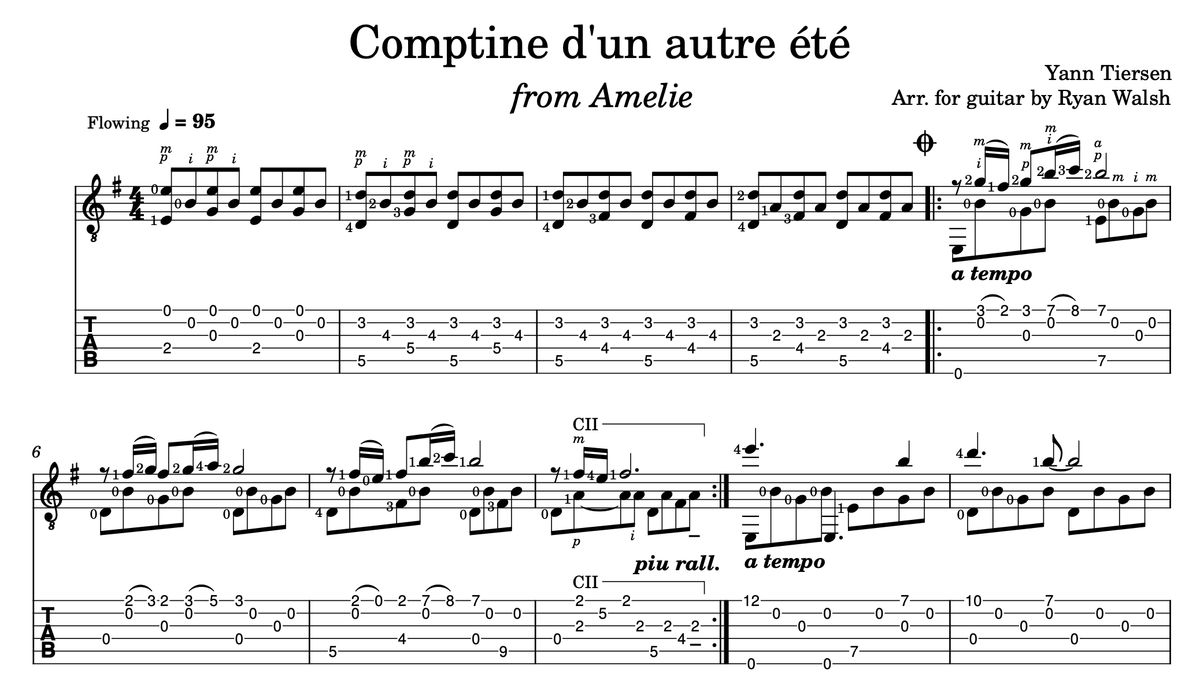 Comptine d'un autre été (from Amelie) - Yann Tiersen