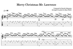 Merry Christmas Mr. Lawrence | Ryuchi Sakamoto | Solo Guitar