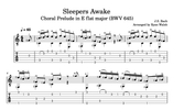 Sleepers Awake (BWV 645) | J.S. Bach | Classical Guitar