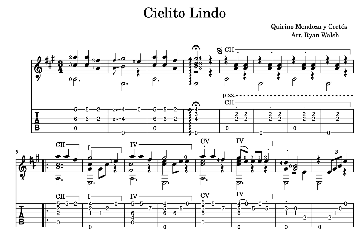 Cielito Lindo | Quirino Mendoza y Cortés