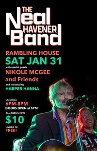 The Neal Havener Band with Nikole McGee and Friends AND Harper Hanna