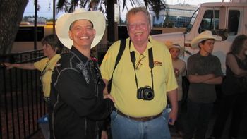Pete Hunt & "Big Red" from 93.7fm K-Country
