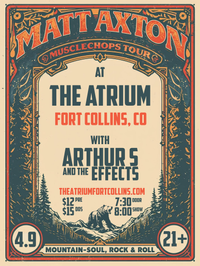 Matt Axton w/Arthur S and The Effects