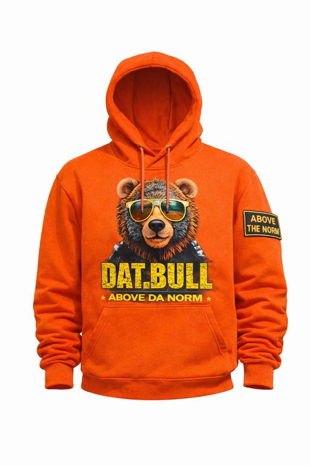 Above Da Norm "I Am Dat Bull" Hoodie (Orange)