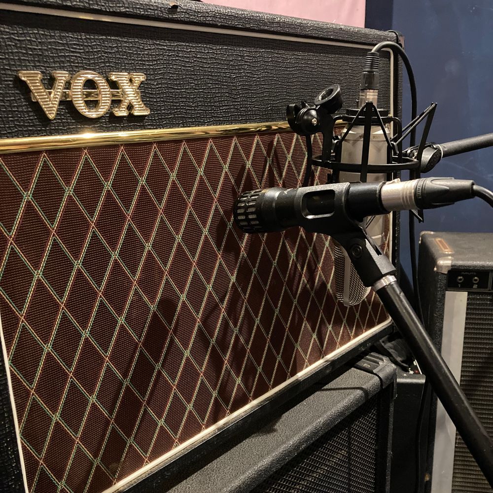 Inside Big Pink Music, a professional recording studio in Warrington. High-quality recording, mixing, and mastering for musicians in the North West UK.