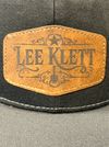 Lee Klett Snapback - Black w/ Leather Patch