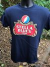 Stella Blue's Band Beer Logo Tee, Navy