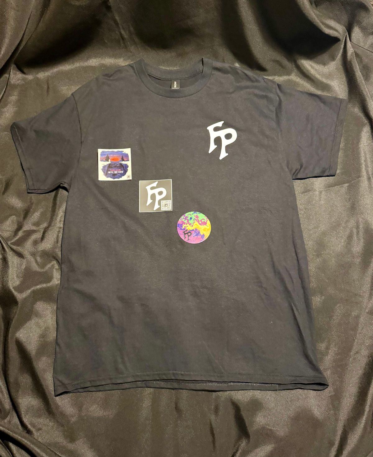 Vinyl + Sticker Pack and T-shirt 