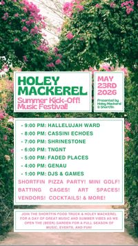 Holey Mackerel Outdoor Garden Music Festival