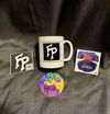 Vinyl + Sticker Pack and Coffee Mug