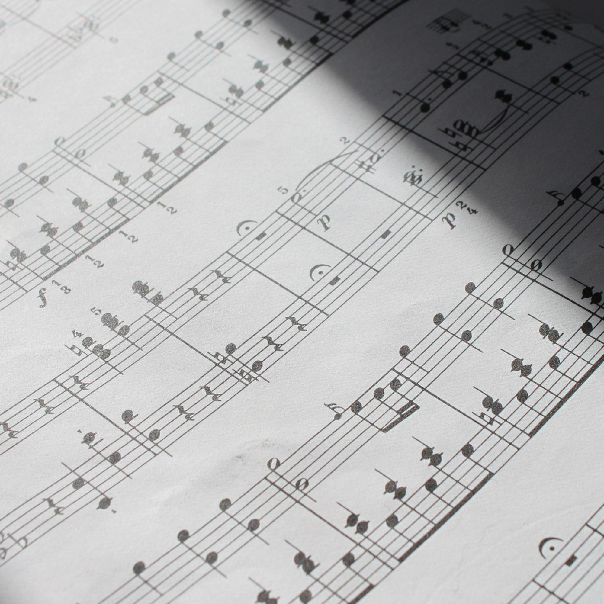 Notes and creative tools used during an emotional songwriting process