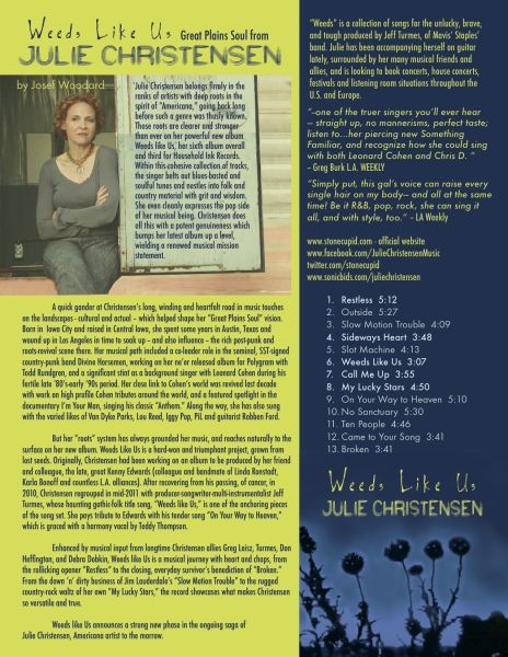 Julie Christensen Weeds One Sheet