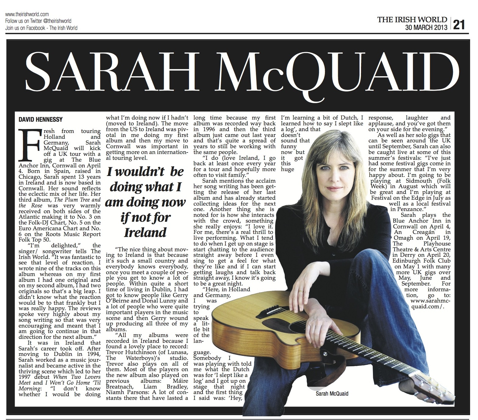 Irish_World_Sarah_McQuaid_March_2013