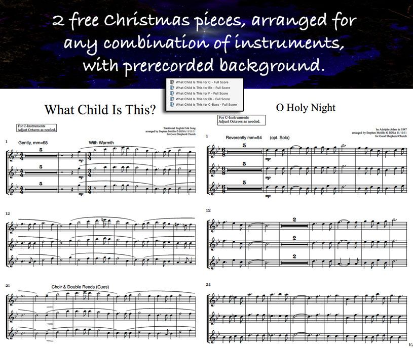 STEPHEN MELILLO, Composer STORMWORKS - Free Pieces