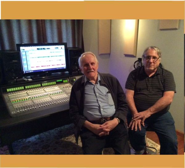 Mike and Snake in studio