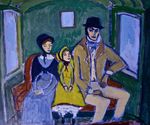 Jane, Adele, and Mr Rochester in the carriage