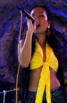 Michelle Hope Singing At Concert