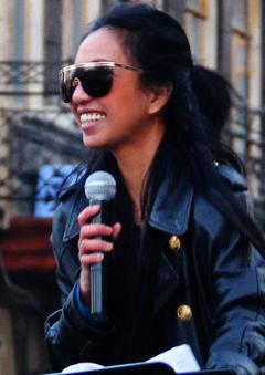 Michelle Hope At Outdoor Concert